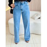 CALÇA JEANS WIDE LEG BÁSICA JEANS