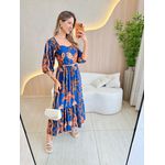 VESTIDO LONGO ANABELE AZUL MARINHO