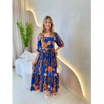 VESTIDO LONGO ANABELE AZUL MARINHO