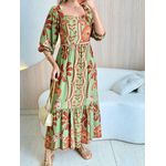 VESTIDO LONGO ANABELE VERDE