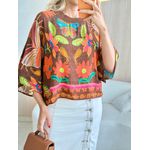 BLUSA CROPPED TATI MARROM
