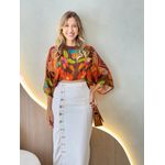 BLUSA CROPPED TATI MARROM