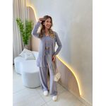 CONJUNTO 3 PEÇAS CINZA