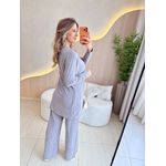 CONJUNTO 3 PEÇAS CINZA