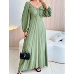 VESTIDO MANGA LONGA SELENA VERDE