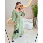 VESTIDO MANGA LONGA SELENA VERDE