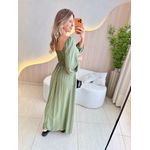 VESTIDO MANGA LONGA SELENA VERDE