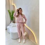 CONJUNTO JOGGER MOLETOM ROSE