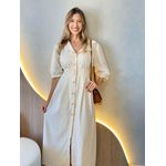 VESTIDO LINHO SHEILA CRU