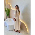 VESTIDO LINHO SHEILA CRU