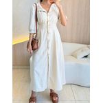 VESTIDO LINHO SHEILA CRU