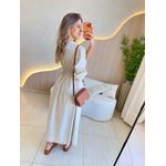VESTIDO LINHO SHEILA CRU
