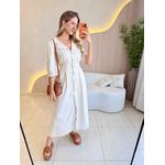 VESTIDO LINHO SHEILA CRU