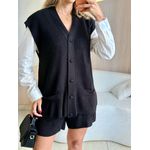 CONJUNTO SHORT DAISY PRETO