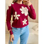 BLUSA TRICOT TAIS MARSALA