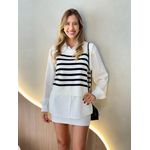 CONJUNTO CAMISA LUNA OFF/PRETO