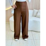 CALÇA PANTALONA MAITE MARROM ESCURO