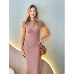 VESTIDO MIDI SOPHIA CHOCOLATE