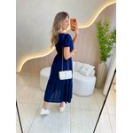VESTIDO MIDI DANDARA AZUL MARINHO