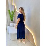 VESTIDO MIDI DANDARA AZUL MARINHO