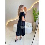 VESTIDO MIDI DANDARA PRETO