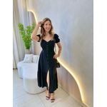 VESTIDO MIDI DANDARA PRETO