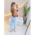 BLUSA CAMISA AURORA MARROM