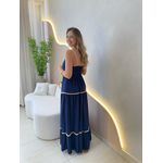 VESTIDO LONGO ELOÁ AZUL MARINHO