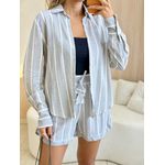 CONJUNTO SHORT JORDANA CINZA