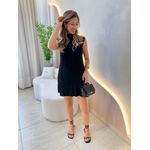 MINIVEST TRICOT MOUSSE PRETO