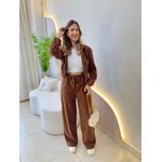 CONJUNTO CALÇA COTELE CHOCOLATE