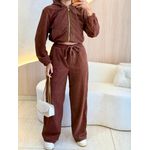 CONJUNTO CALÇA COTELE CHOCOLATE