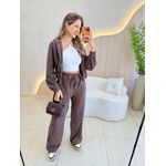 CONJUNTO CALÇA COTELE CAFÉ