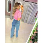 BLUSA BORDADA FLOR ROSA