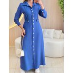 VESTIDO LONGUETE ANANDA AZUL