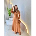VESTIDO LONGUETE ANANDA CARAMELO