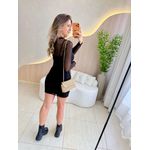 VESTIDO TULE LARISSA PRETO