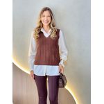 CONJUNTO CAMISA ESTELA MARROM