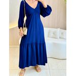 VESTIDO ALICIA MANGA LONGA AZUL MARINHO