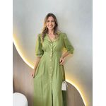 VESTIDO LINHO SHEILA VERDE
