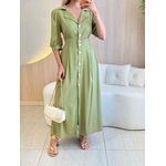 VESTIDO LINHO SHEILA VERDE