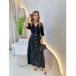 VESTIDO LINHO SHEILA PRETO