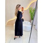 VESTIDO LINHO SHEILA PRETO