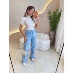 BLUSA CANELADA GOLA ALTA OFF