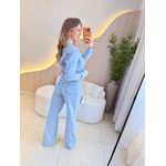 JAQUETA JEANS OLIVIA JEANS CLARO