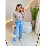 BLUSA CARDIGAN LÃZINHA AREIA