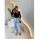 BLUSA CARDIGAN LÃZINHA PRETO
