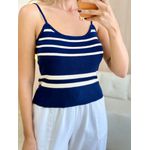 CONJUNTO TRICOT DANUBIA AZUL MARINHO