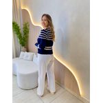 CONJUNTO TRICOT DANUBIA AZUL MARINHO