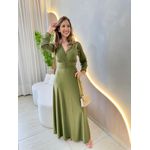 VESTIDO LONGUETE POLIANA VERDE